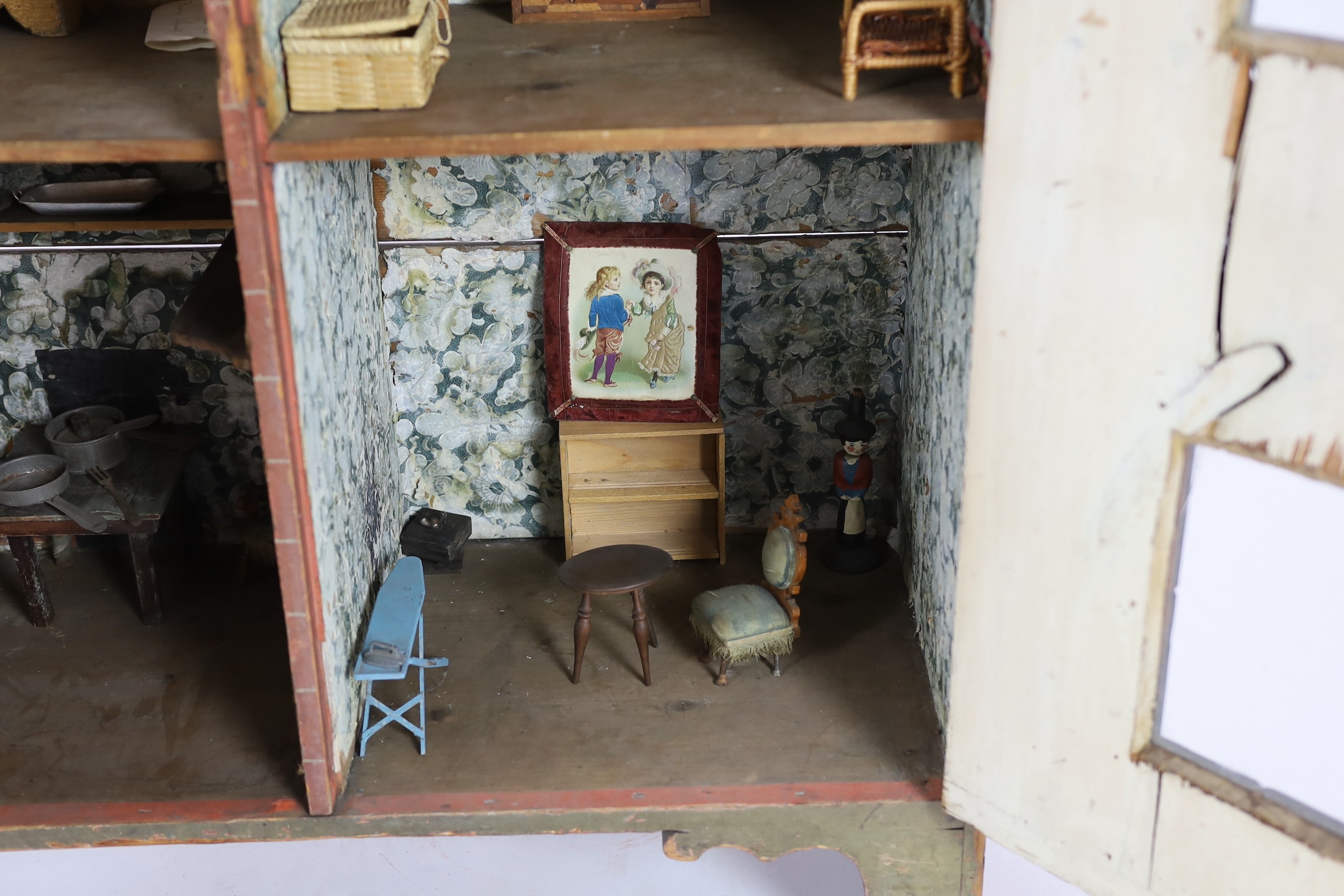 'Wingate House': An English cupboard house, early 19th century